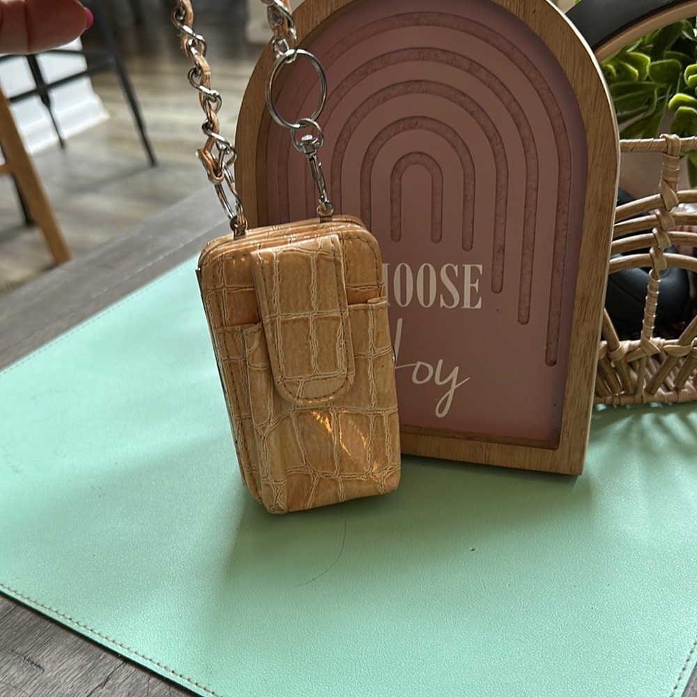 Chateau Tan Mini Bag EUC